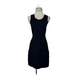 Madewell black sleeveless fit and flare mini dress size XS